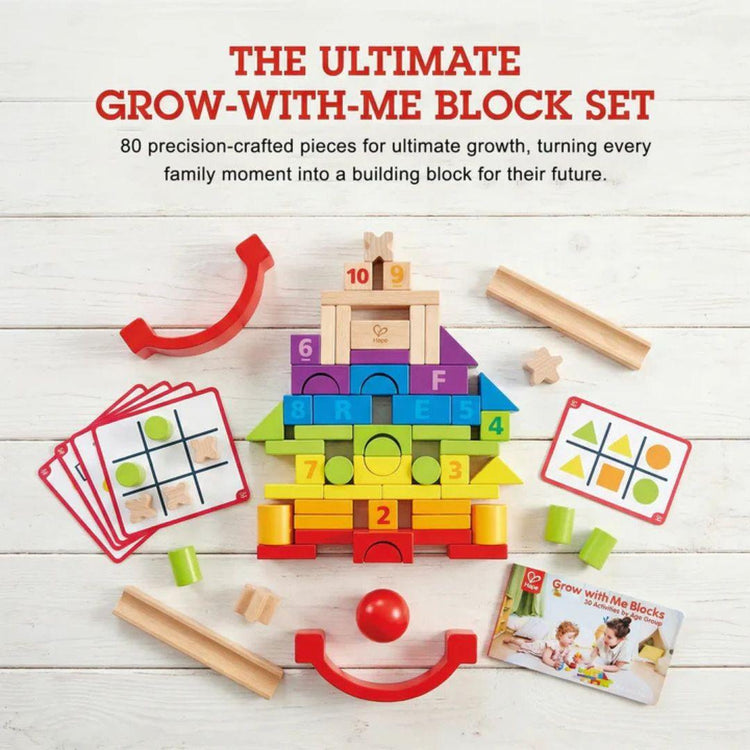 Hape 0533 Grow With Me Blocks (12m+)