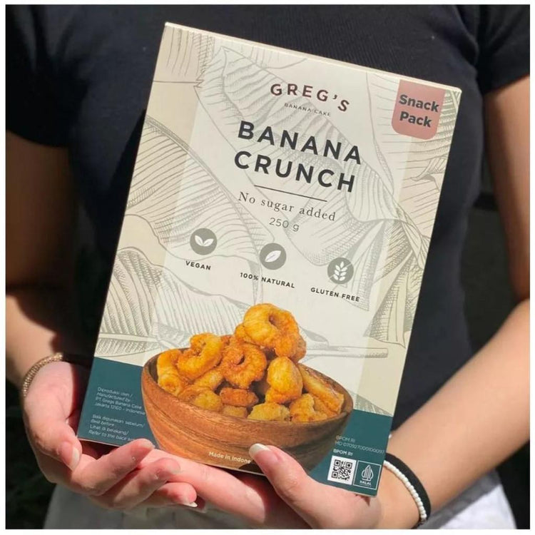 Greg's Banana Crunch | Gluten Free | Vegan | Halal Snack