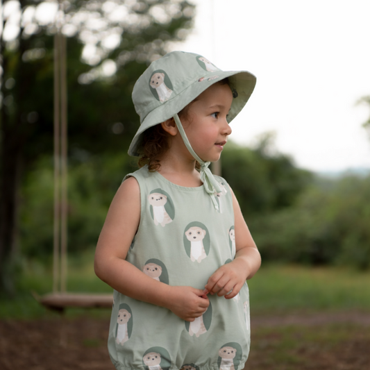 Saeson TENCEL Basic Jumpsuit Set - Meerkat