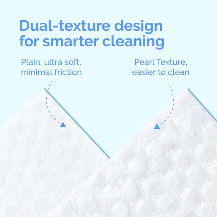 [Upgraded Version] Hoppi Premium Cleaning Dry Wipes - 60 Sheets