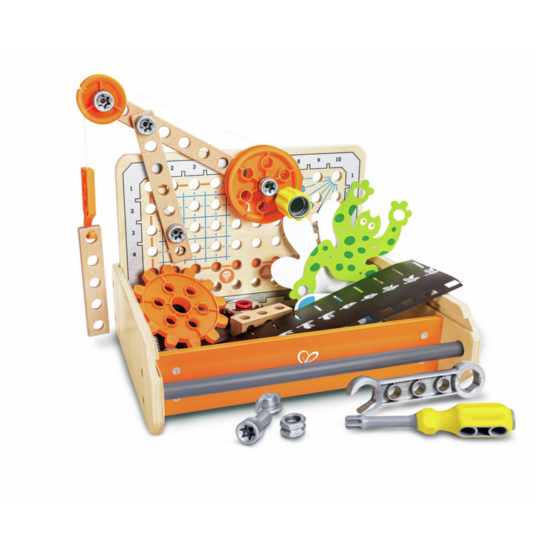 Hape 3029 Science Experiment Toolbox STEM Toy for Kids age 4 years+
