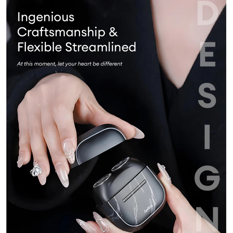 Apiyoo T3-2 Portable Marble Dual-Head Shaver