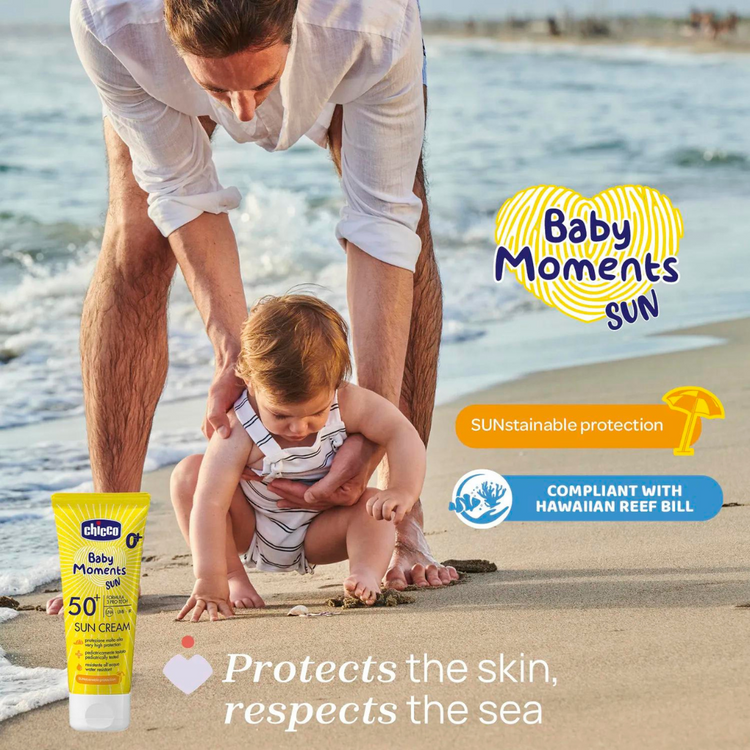 Chicco Baby Moments Sun Cream SPF50+ (75ml)