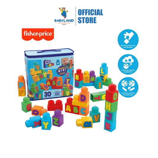 Fisher-Price Mega Bloks Value Abc Building Bag 30pcs (1y+)