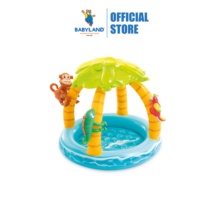 Intex Tropical Island Inflatable Kiddie Pool IT 58417NP (40"x34") (1-3yrs)