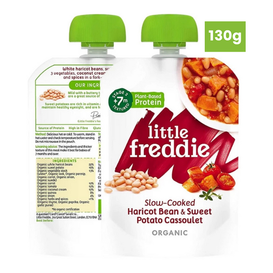 New-Little Freddie Organic Vegetables Pouches 6-7m+ (120g-130g)