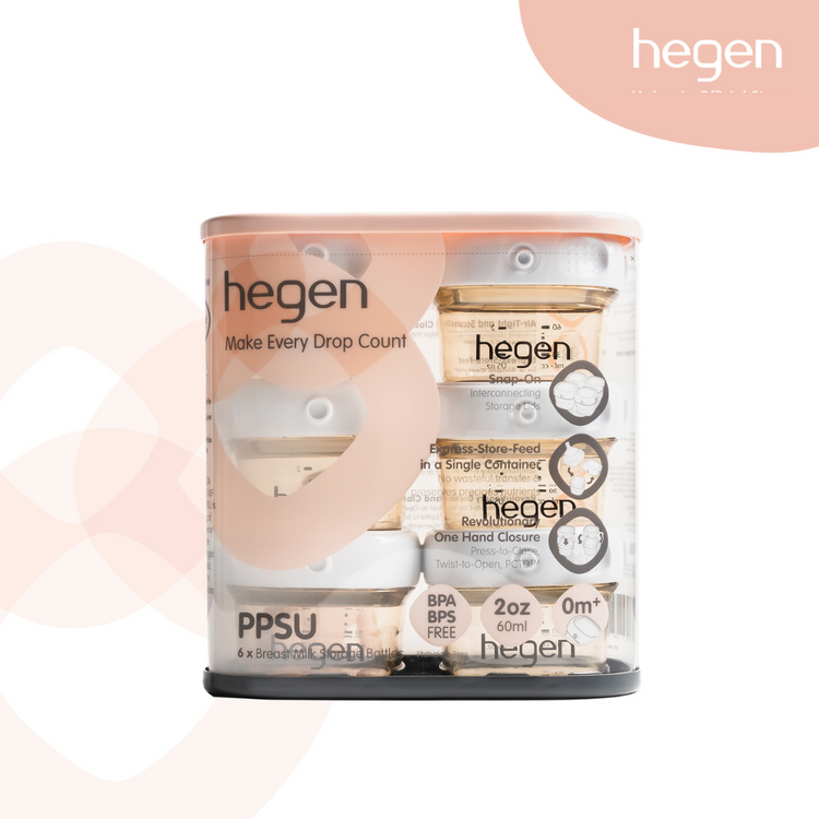 Hegen PCTO™ 60ml/2oz Breast Milk Storage PPSU (6-Pack)