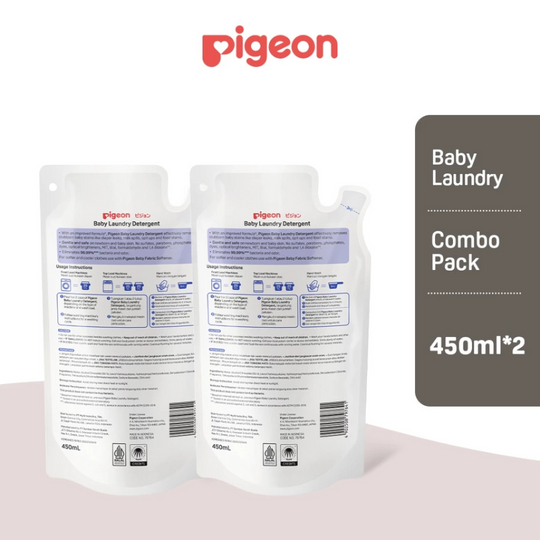 Pigeon Baby Laundry Detergent 450ml Refill x 2