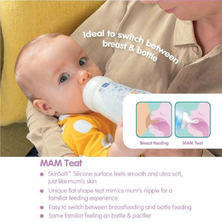 MAM Easy Active Baby Bottle 330ml Twin Pack