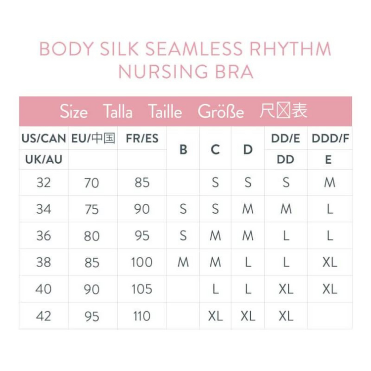 Bravado Body Silk Seamless Rhythm Nursing Bra - White Grey Spacedye