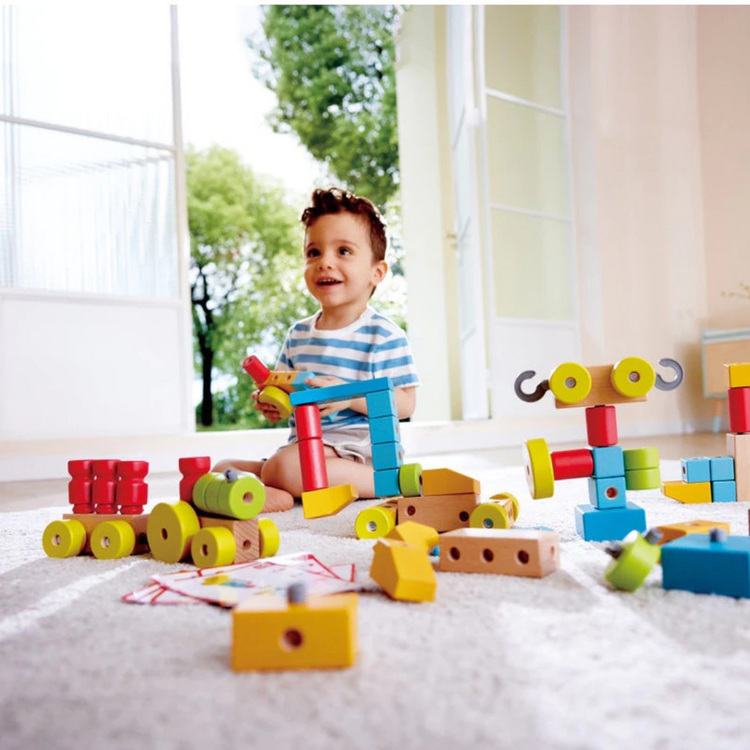 Hape 0519 Infinite Imagination Building Blocks Suitable for Age 18M+