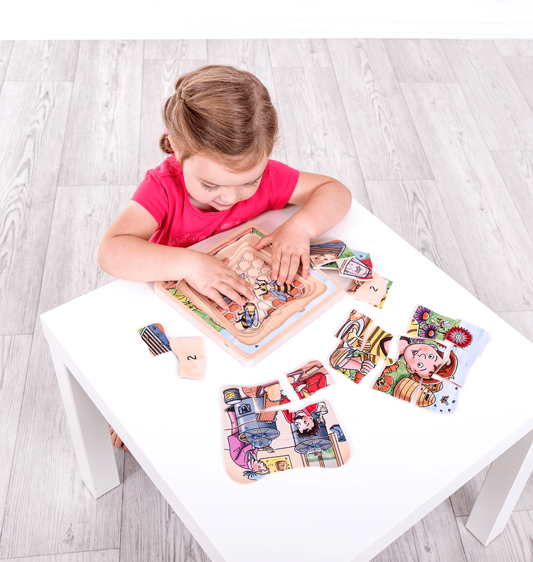 Beleduc Life Cycle Puzzle (BeeHoney) (4yrs+)