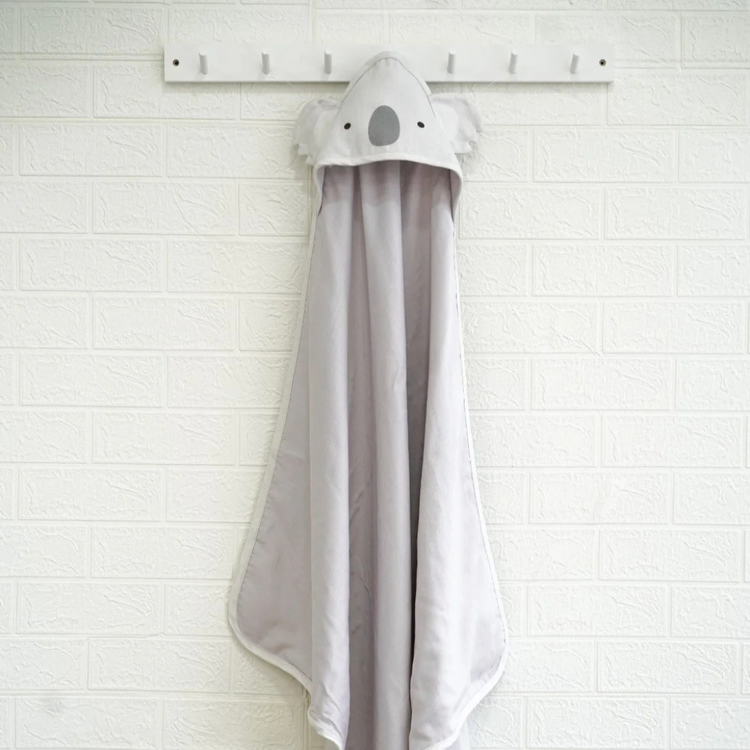 Granny Ben TENCEL Muslin Animal Hooded Swaddle