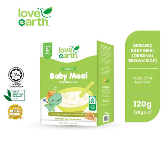 Love Earth Organic Baby Meal - Original 120g (6 Sachet)