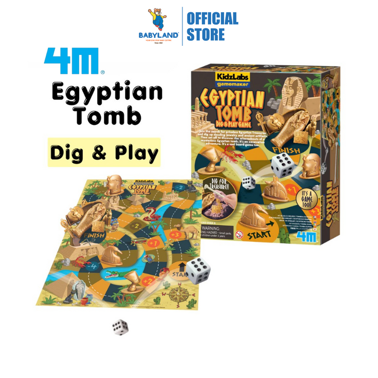 4M KidzLabs Gamemaker - Egyptian Tomb Dig & Play (5Y+)