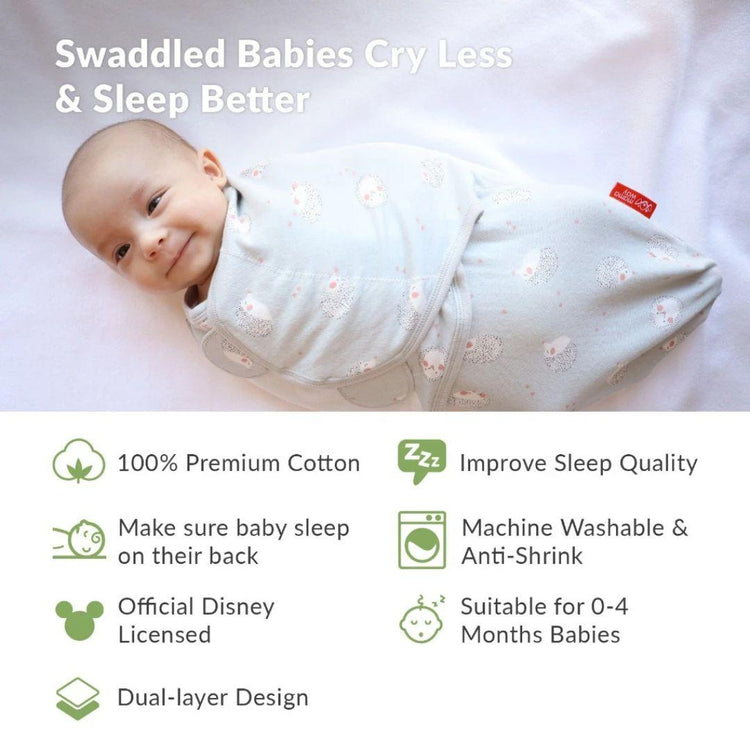 Mamaway Cocoon Swaddle Wrap 2 Pcs - Hedgehog | Bedung Bayi
