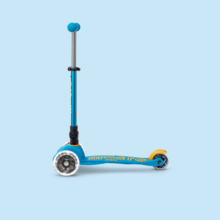 Micro Mini Deluxe Foldable Ocean Blue Scooter (2-5yrs)