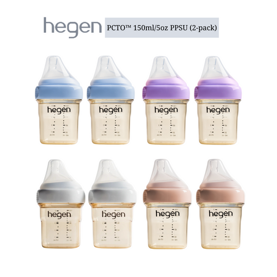 Hegen PCTO™ 150ml/5oz Feeding Bottle PPSU (2-pack)