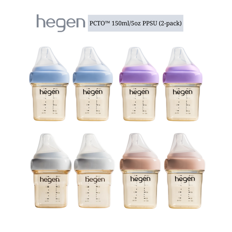 Hegen PCTO™ 150ml/5oz Feeding Bottle PPSU (2-pack)