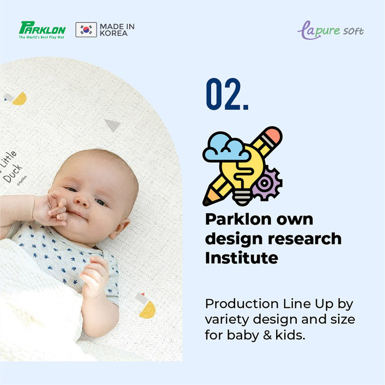 Parklon PVC LA Pure Soft Mat (Double Sided) - 130X190X1.2 Elephant Star