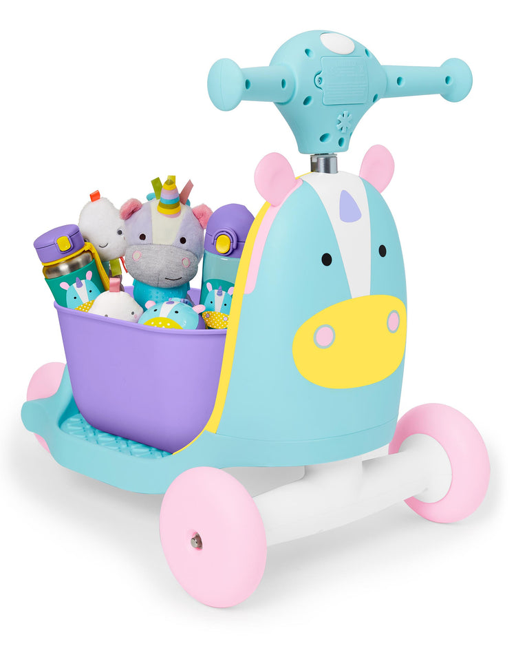 Skip Hop Zoo 3-in-1 Ride-On Toy - Unicorn (12m+)