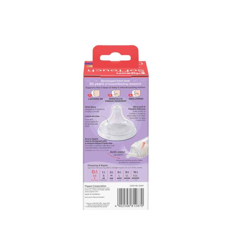 Pigeon SofTouch BPP Nursing Bottle T-Ester 160ml Cloud