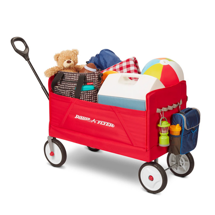 Radio Flyer 3-in-1 EZ Fold Wagon (18 month+ Up to Max Capacity 68 kg)