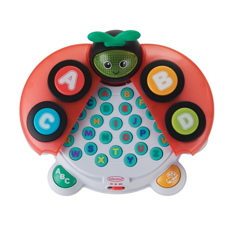 Infantino 312012 Alphabet & Colors Learning Beetle Suitable for Age 6+ Months