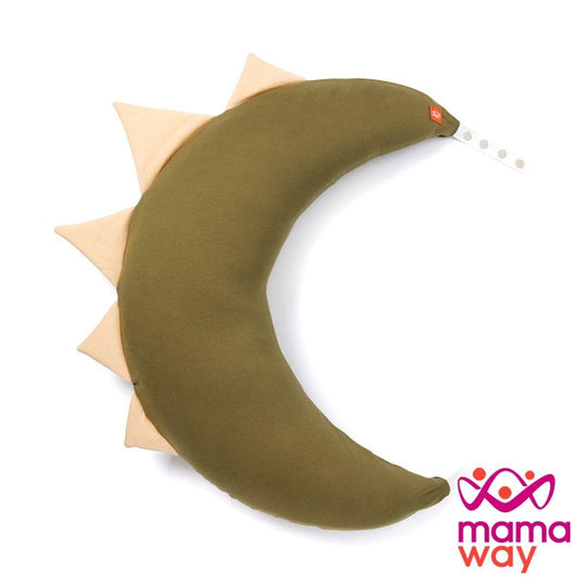 Mamaway Maternity Support & Nursing Moon Pillow Case - Green Dinosaur