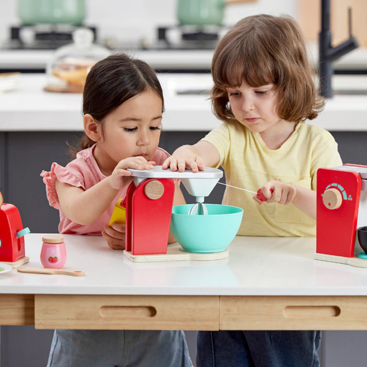 Hape 3191 Wooden Mix & Bake Set Suitable for Age 3+ Years