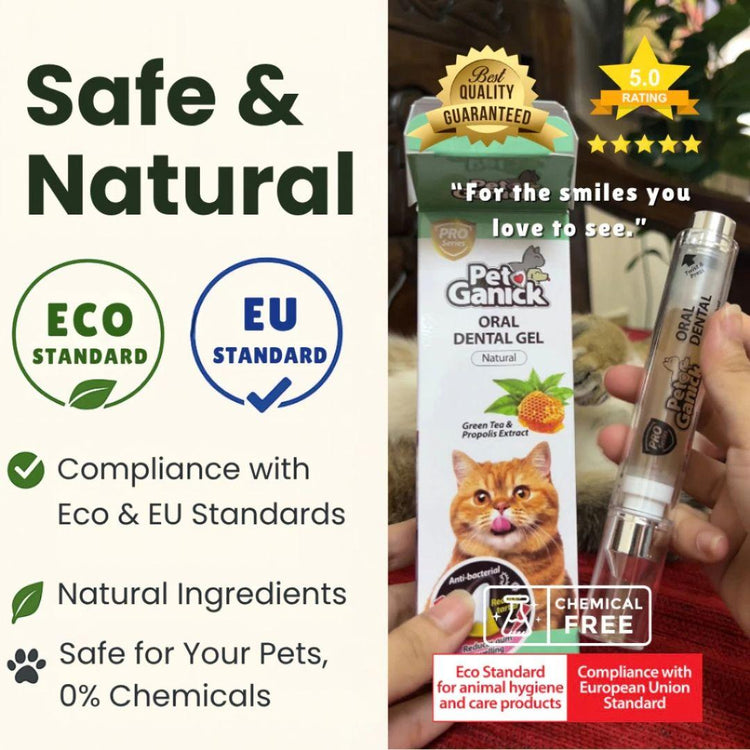 Pet Ganick Natural Oral Hygiene Dental Gel (10ml)