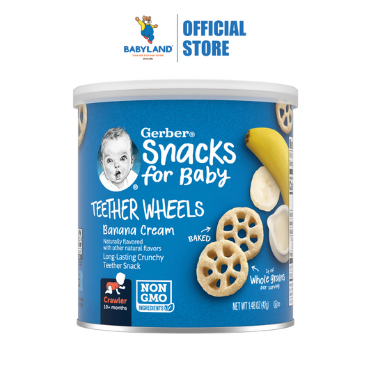 Gerber Teether Wheels - Banana Cream 42g (10m+)