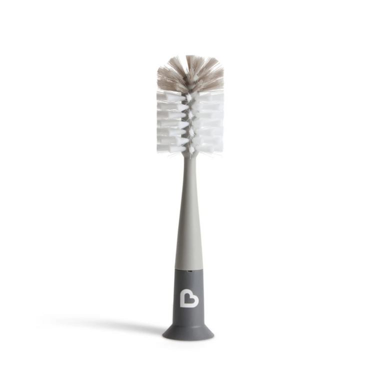 Munchkin Bristle™ Bottle Brush Grey