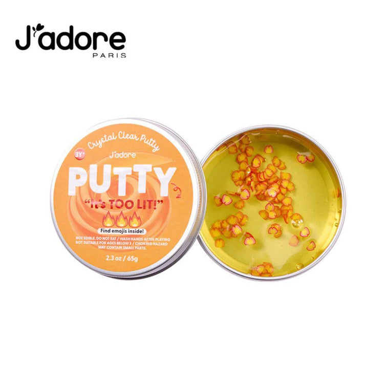 J'adore Crystal Clear Putty Slime Suitable for 3+ Years