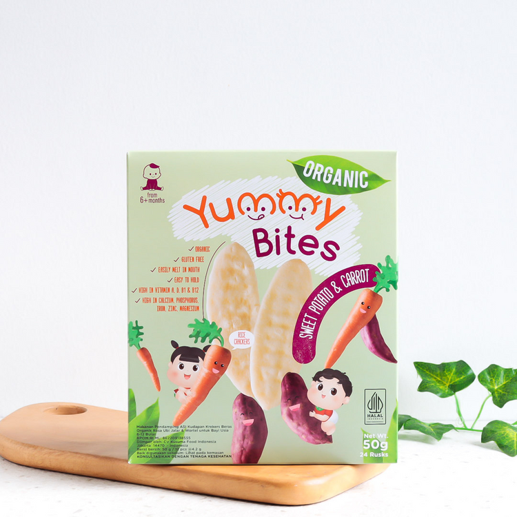 Yummy Bites Organic Rice Crackers 50g