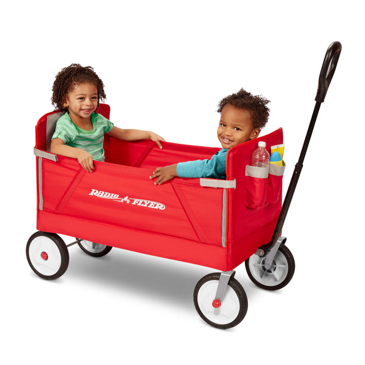 Radio Flyer 3-in-1 EZ Fold Wagon (18 month+ Up to Max Capacity 68 kg)