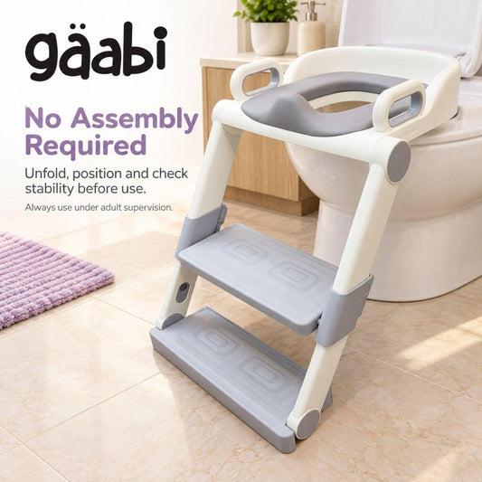 Gaabi Step Up Potty Training Ladder with PU Seat | Babyland