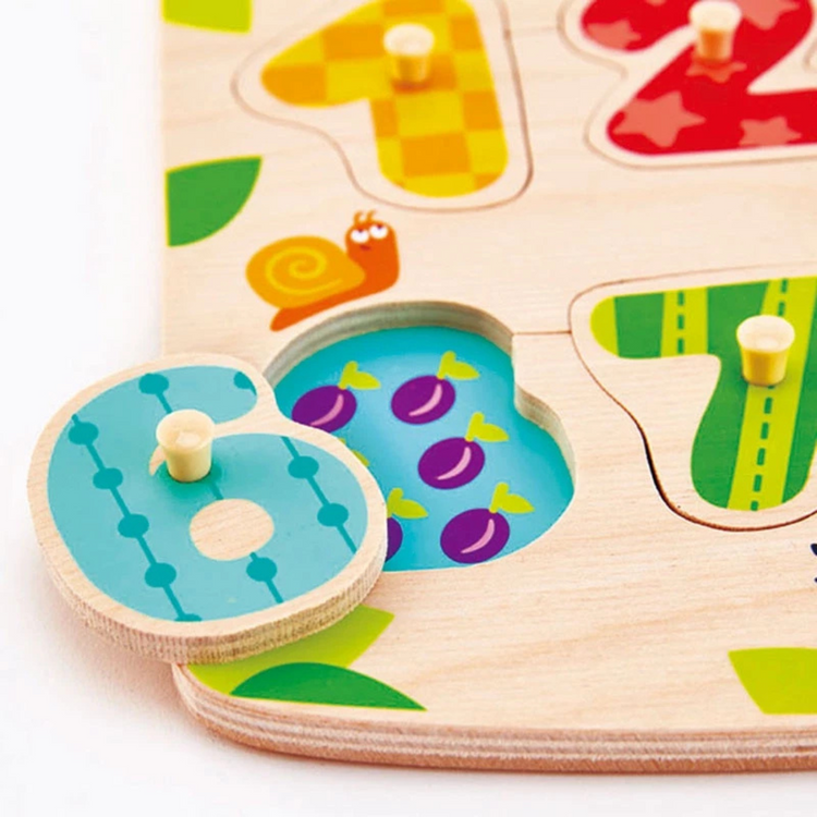 Hape 1404 Number Peg Puzzle (3Y+)