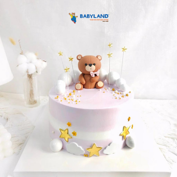 [PRE-ORDER] Yippii Starry Bear Cake 8 Inch