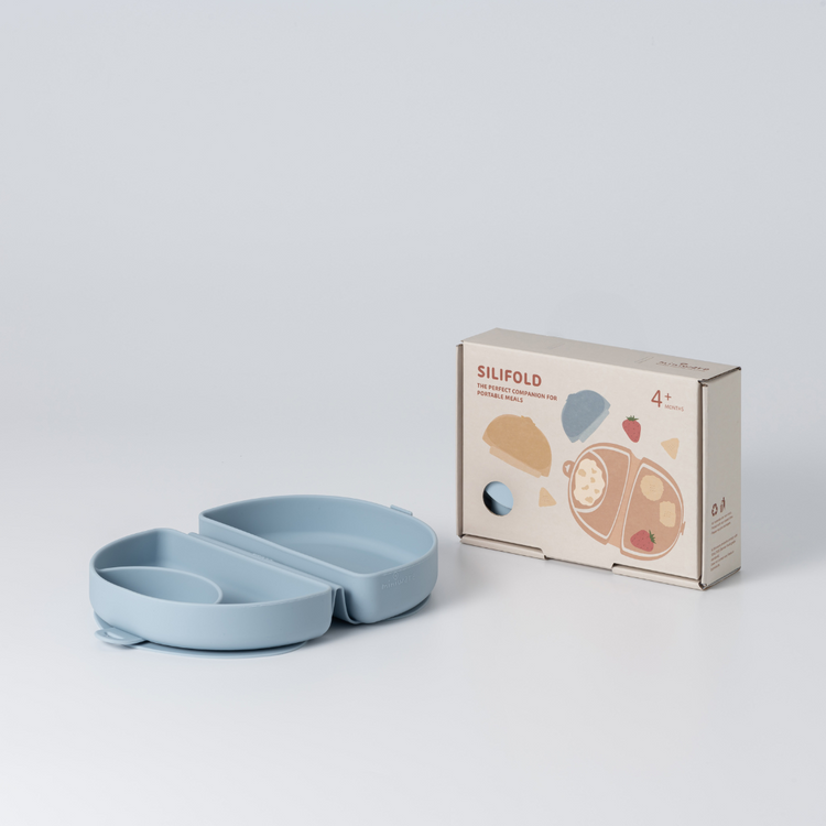 Miniware Silifold (Foldable Silicone Plate): Compact Children's Portable Plate