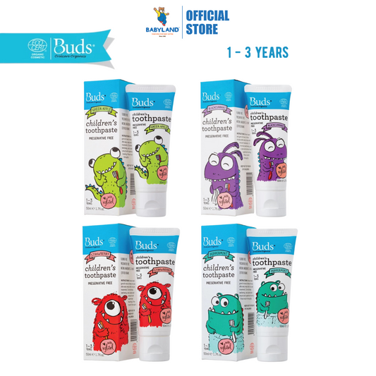 Buds Children's Toothpaste With Xylitol 50ml (1-3yrs)