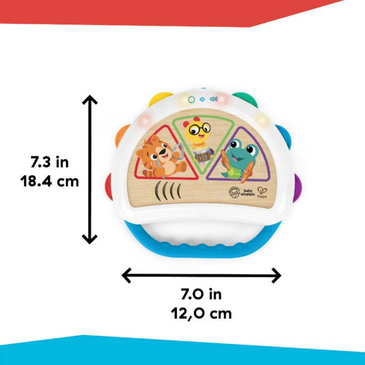 Hape 16845 Baby Einstein Tap & Shake Magic Touch Tambourine (6m+)