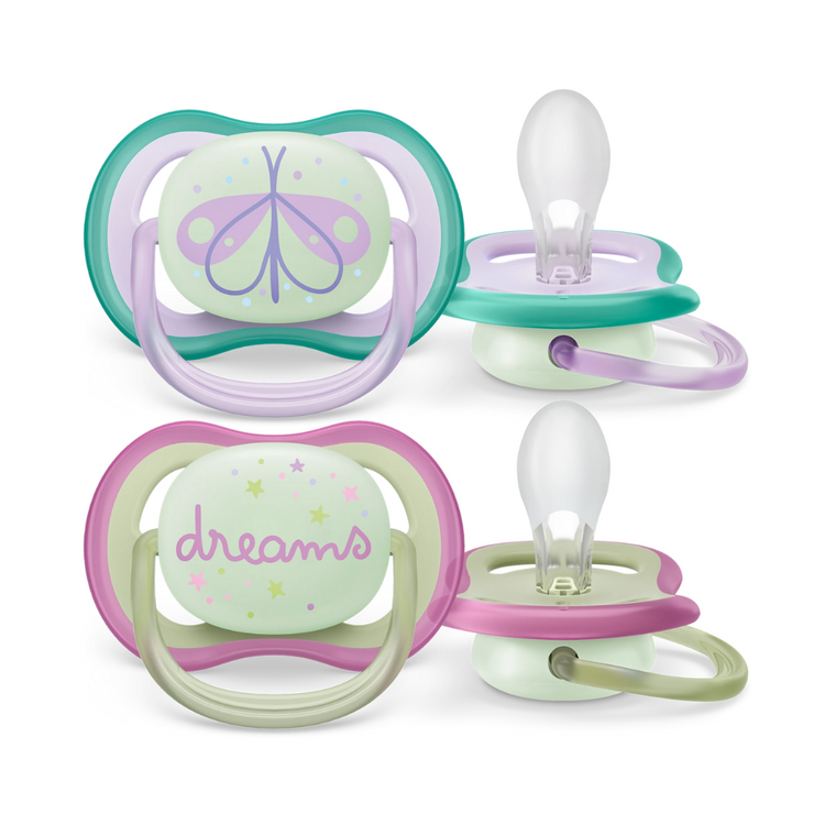 Philips Avent Ultra Air Soother Twin Pack (0-6m) (6-18m)