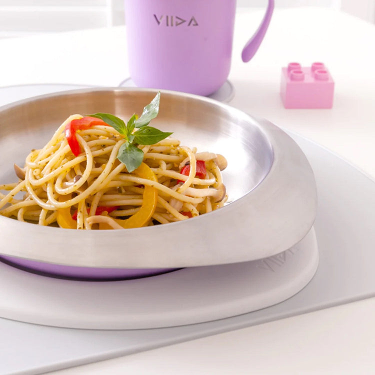 Viida Souffle Antibacterial Stainless Steel Plate