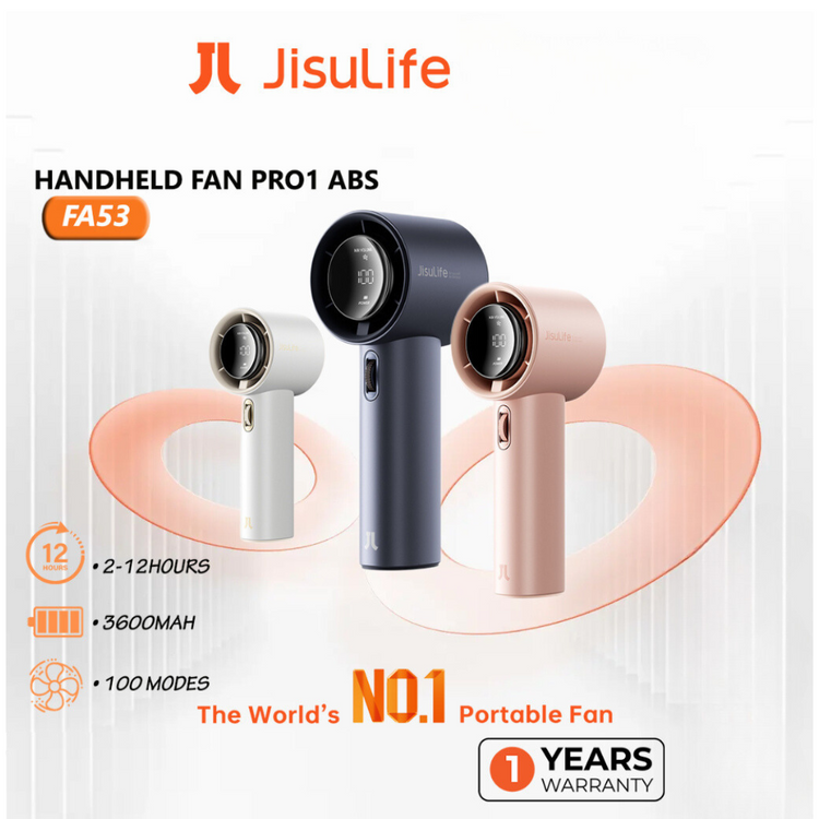 JisuLife Handheld Fan Pro1 - Pink