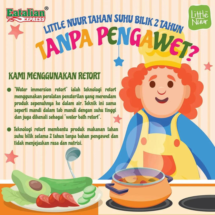 Eatalian Express Little Nuur - Beef Purple Carrot With Rice Porridge 80g (6m+)