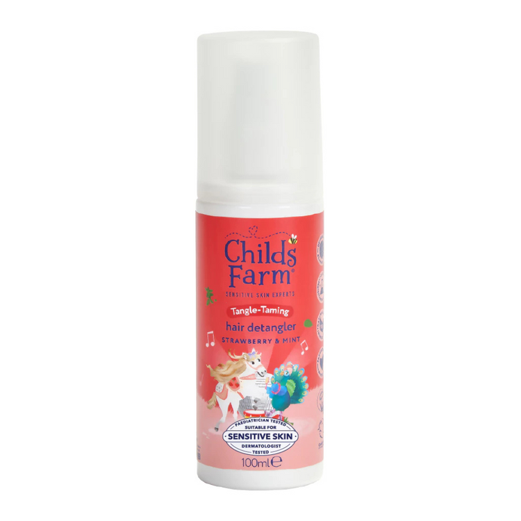 Childs Farm Tangle Taming Hair Detangler - Strawberry & Mint (100ml)