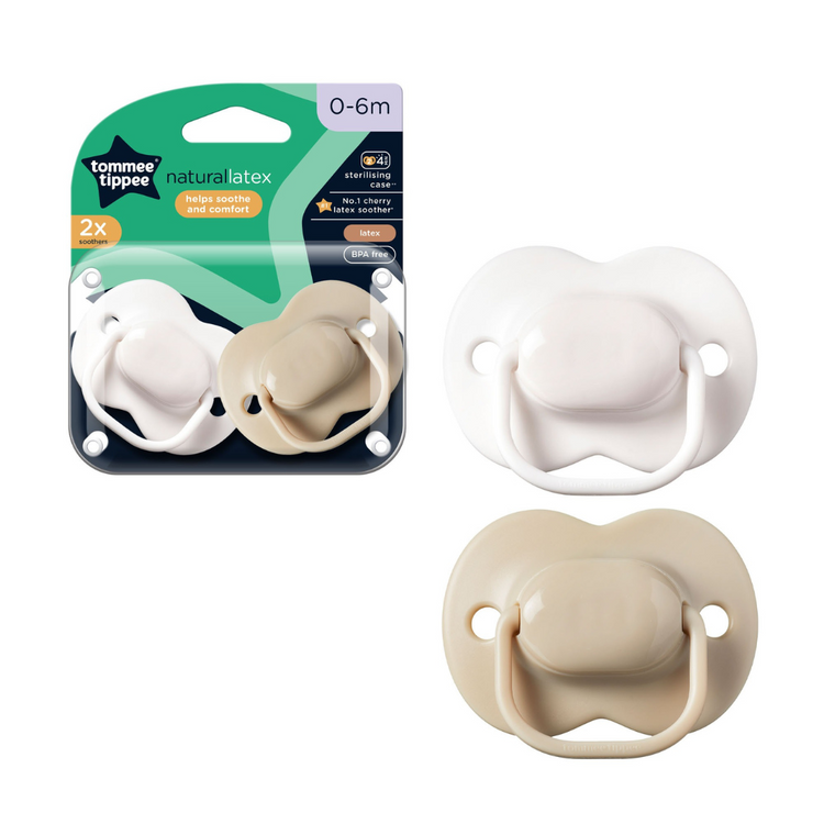 Tommee Tippee Cherry Latex Soother Twin Pack