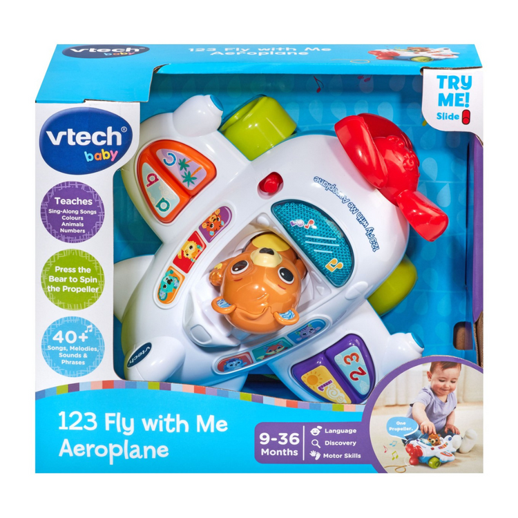 Vtech 123 Fly With Me Aeroplane ( 9 to 36 Months )