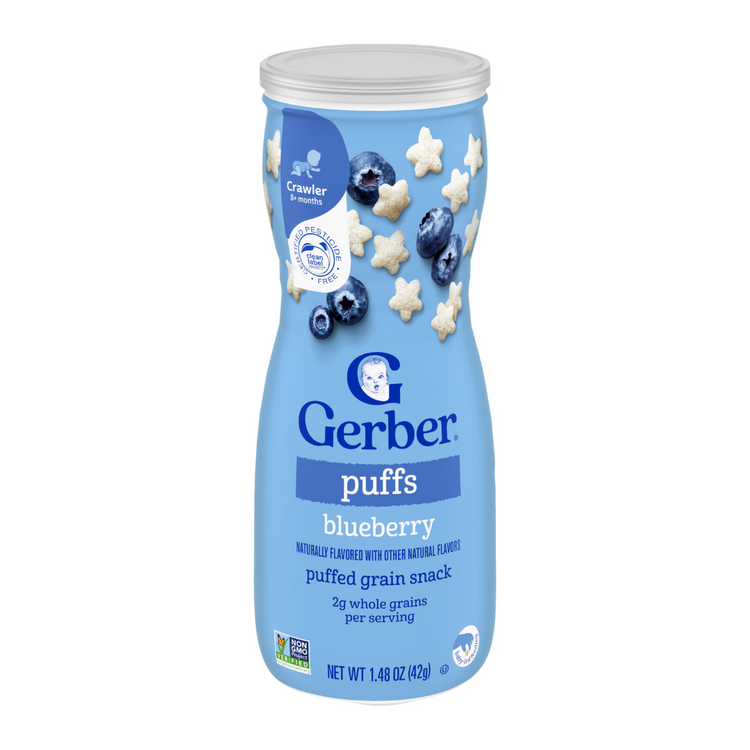 Gerber Baby Puffs 42g - Crawler ( 8+ months )